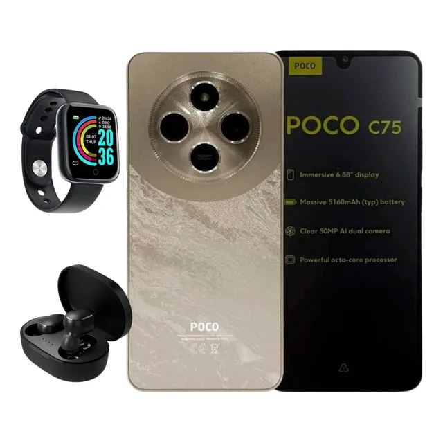 Xiaomi Poco C75 Dual Sim 256gb/8gb Lançamento 2025 + Brindes