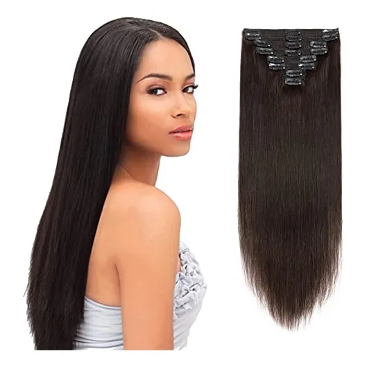 Mi-lady Doble Clip De Trama En Remy Extensiones De Qv8hz