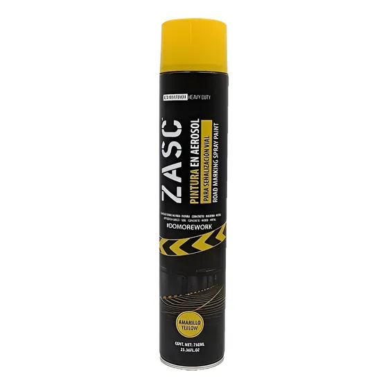 Pintura Spray Alto Trafico Señalizacion Vial Amarillo