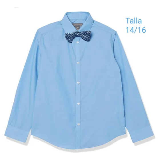 Camisa Con Corbatin Talla 14/16