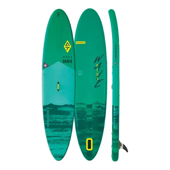 Tabla Stand Up Paddle Aquatone Wave Plus 12,0 All Round Sup Color Verde claro