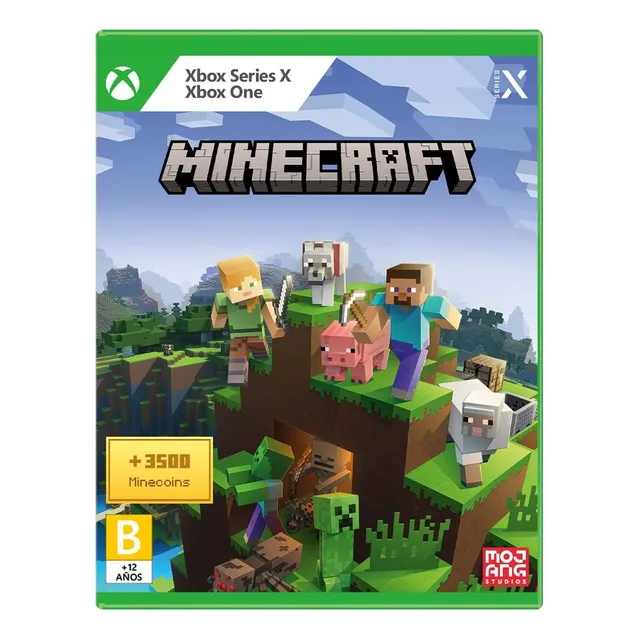 Minecraft + 3500 Minecoins Xbox Series X, One Físico