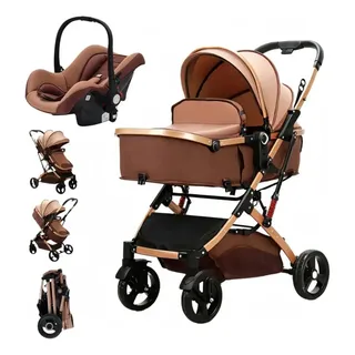 Carrinho De Bebê 5 Em 1 Moisés Com Bebê Conforto