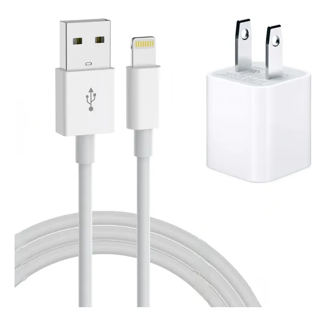 Cargador Para iPhone Apple 5w 1m Original (cable + Cubo)