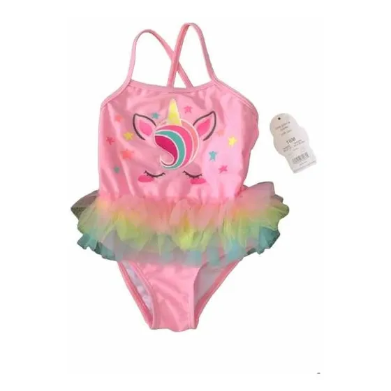 Traje De Baño Para Bebé Niña Wonder Nation De Unicornio