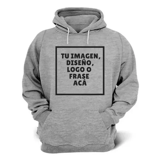 Buzo Canguro Sublimado Razzolo Personalizado Con Tu Imagen  