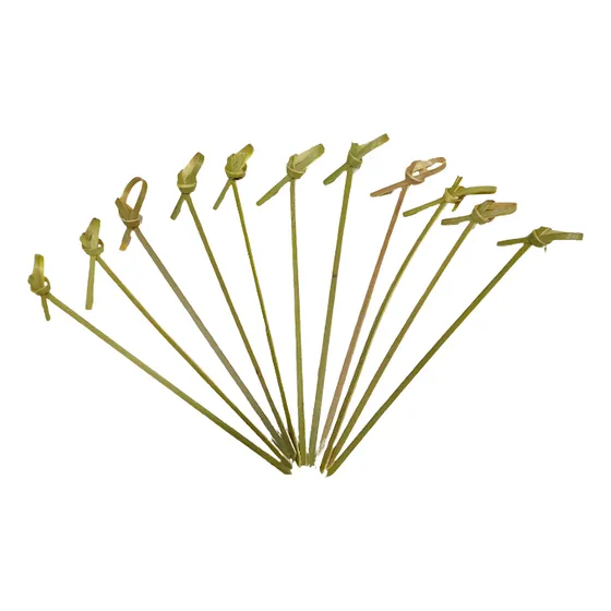 Pincho Pinches Palitos Bambu Nudo Finger Food Catering X100