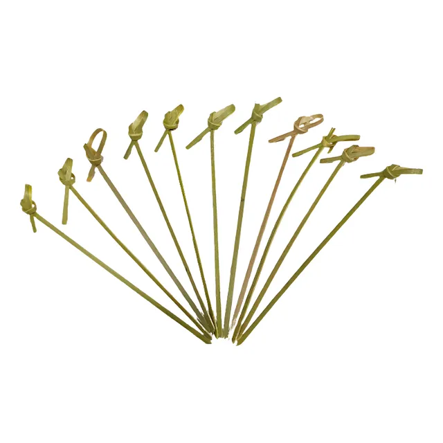 Pincho Pinches Palitos Bambu Nudo Finger Food Catering X100