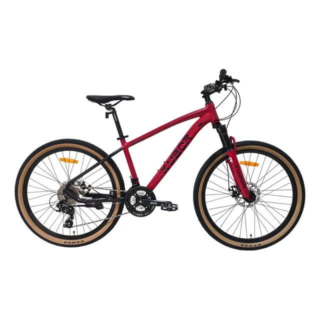 Bicicleta De Montaña Rodada 26 24 Velocidades Shimano Kubor Color Cherry