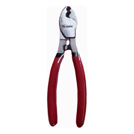 Alicate Corta Cabos Cobre E Alumínio Até 5mm 6 Pol 160mm Cor Vermelho