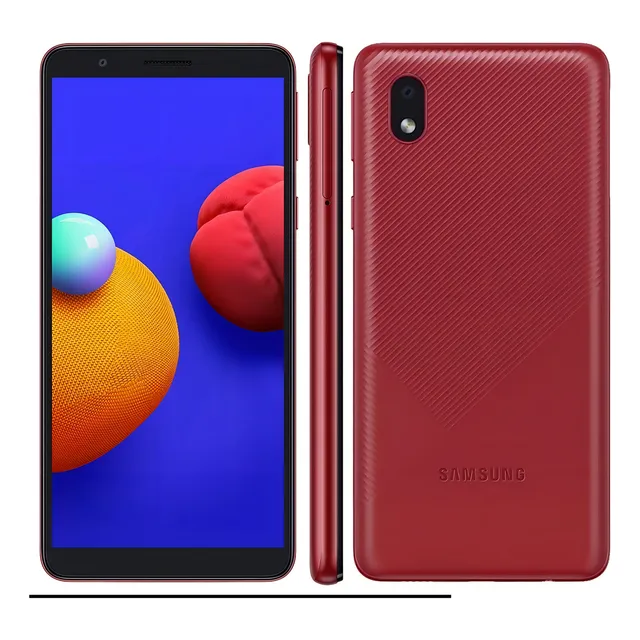 Smartphone Samsung Galaxy A01 Core Tela 5.3'' 32gb 2gb Ram Cor Vermelho