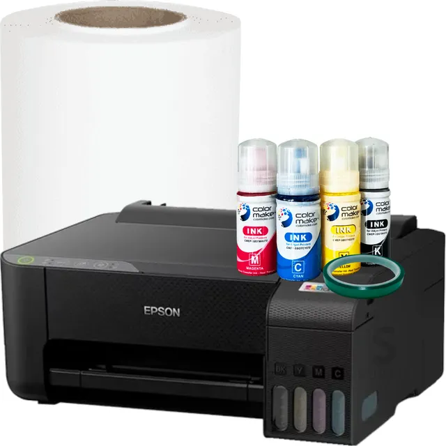 Impresora Epson Carta De Sublimacion + Rollo Papel Colormake