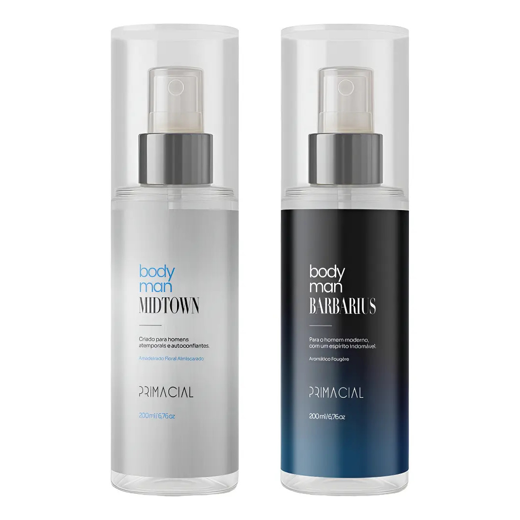Kit Body Splash: Barbarius + Midtown 200ml