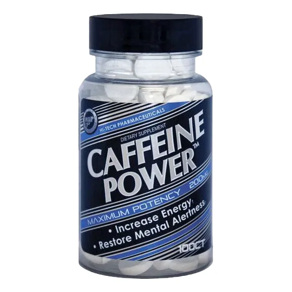 Caffeine Power - Cafeína - Hitech Pharma - 100 Tabletas