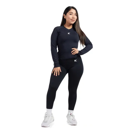 Conjunto Deportivo Para Dama Sudadera Licra Unicolor Kirios