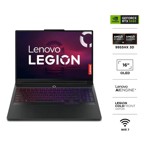 Legion Pro7 Ryzen9 32gb 1tb 16 Rtx5080 16" Eclipse Black Eclipse Black