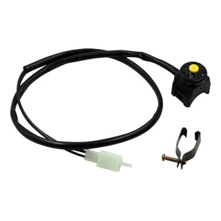 Interruptor Para Motocicleta Atv, 7/8 , 22mm, Amarelo Interruptor Para Motocicleta Atv, 7/8 , 22mm, Amarelo