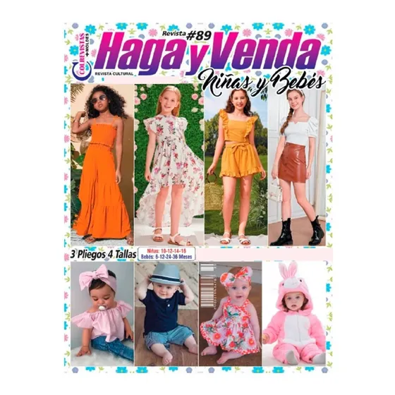 Patrón Revista Haga Y Venda Niñas Y Bebes