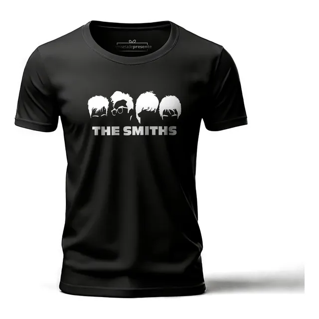 Camiseta T-shirt Banda The Smiths Rock Morrissey Johnny Marr