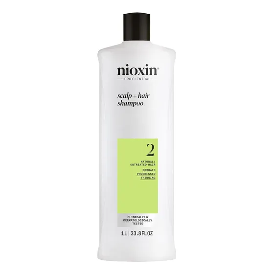 Nioxin-2 Shampoo Densificador Para Cabello Natural 1000ml
