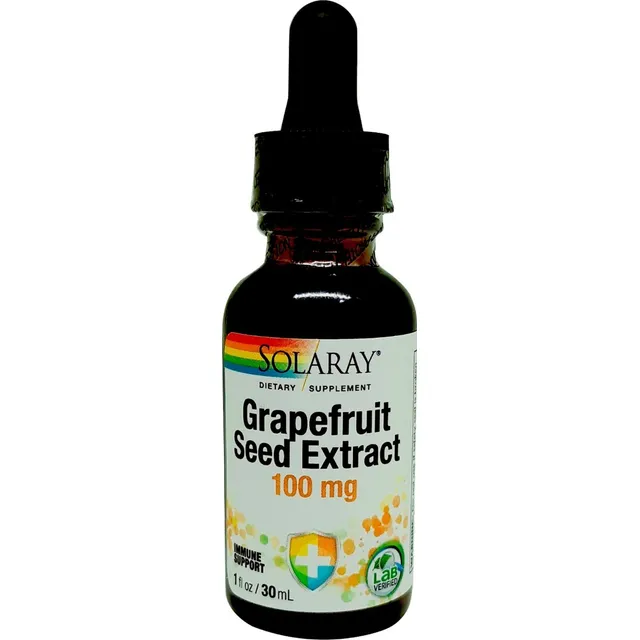 Solaray Graperfruit Seed Extract 100mg 30ml Sabor Neutro