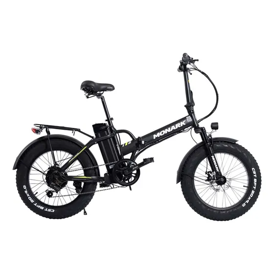 Bicicleta Electrica Monark E-motion Aro 20  Negro/amarillo