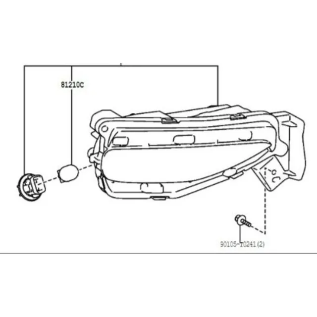 Luz Parachoque Trasero Fortuner 2024 Legender
