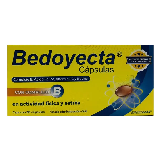 Bedoyecta Grossman 30 Capsulas 1 Caja Sabor Sin sabor
