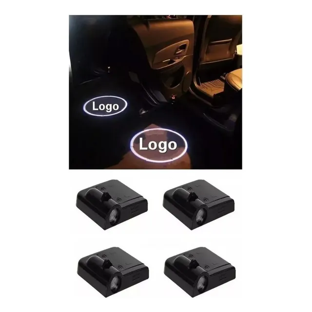 Kit 4 Proyector Puertas Coche Luz De Cortesía Varias Marcas