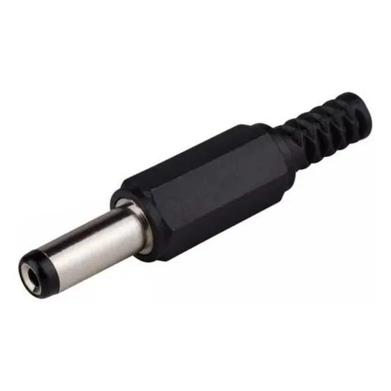 Plug De Fuente 5,5 Mm X 2,5 Mm. Largo 14 Mm X 10 U