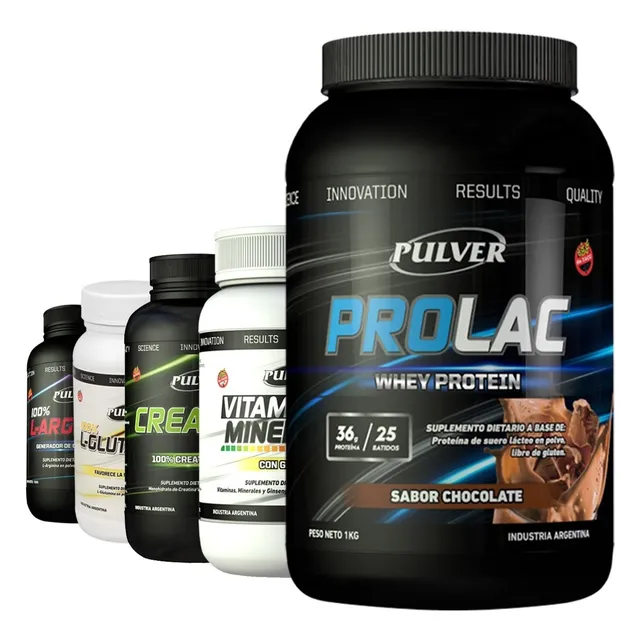 Combo Anabol 5 Pulver Aumenta Testo Fuerza Musculatura Líbid