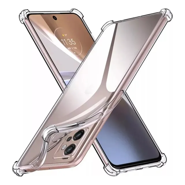 Funda Para Motorola Transparente Antishock Todos Los Modelos