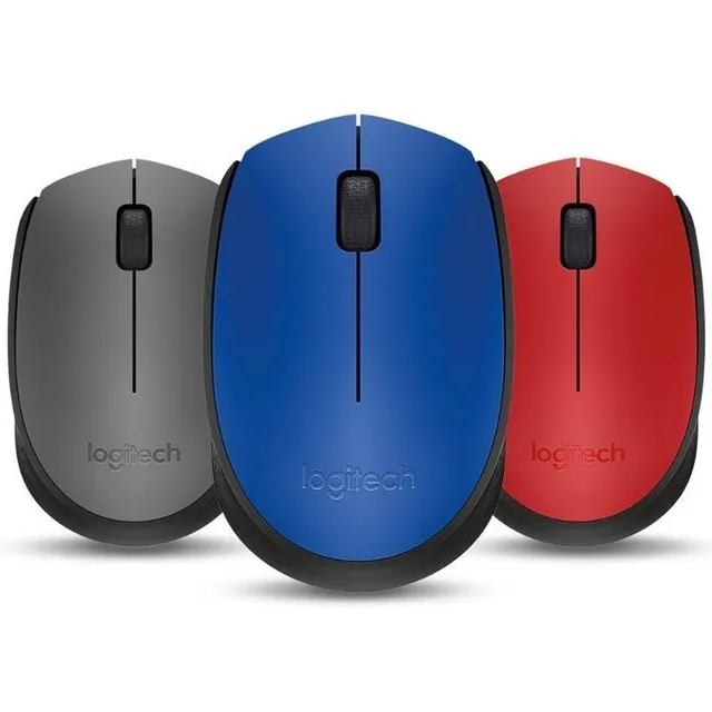 Ltc Mouse Logitech Wireles M170 Inalambrico Azul,rojo,silver