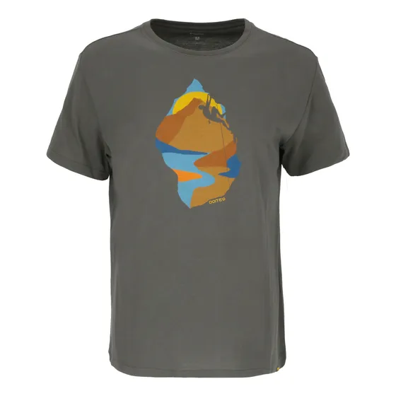 Polera Manga Corta Escalada Men Dark Grey Doite