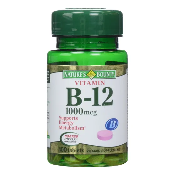 Suplemento De Vitamina B-12 De Nature's Bounty, 1000 Mcg, 10