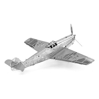 Modelo Metal Avião Messerschmitt Bf-109 - Kit 3d - Ww2 Modelo Metal Avião Messerschmitt Bf-109 - Kit 3d - Ww2