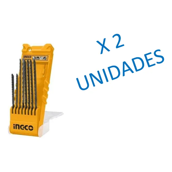 Kit 8 Sierras P/caladora Ingco Madera Metal - Ynter Industri