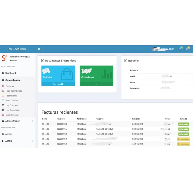 Sistema Facturación Electronica Web Con Codigo Fuente