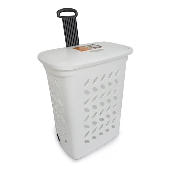 Cesta Para Ropa Rectangular Con Rueda Princeware