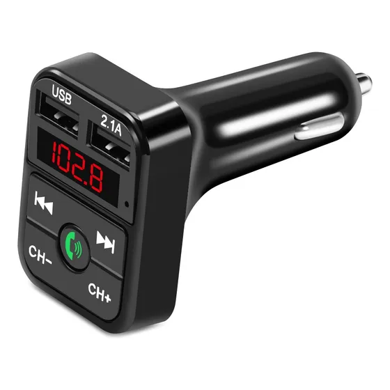 Receptor Bluetooth Usb Cargador Telefonos Cigarrera Autos
