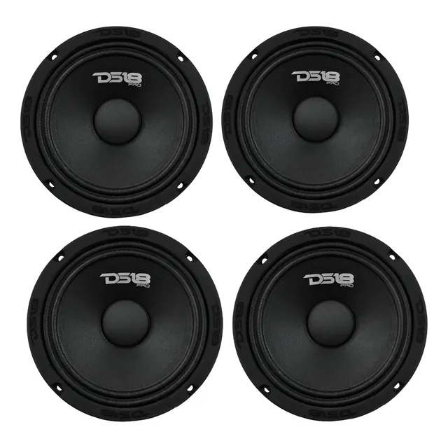 Paquete De 4 Medios Rangos De 6.5 Pulgadas Ds18 Pro-gm6.4