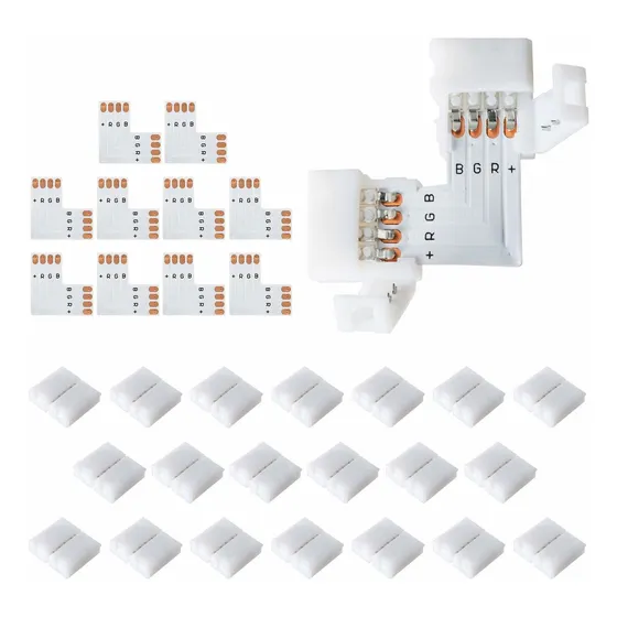 Conector 4 Pin 0.39 Bifurcador Rapido No Resistente Agua