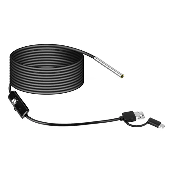 Câmera De Inspeção Usb 3 Em 1 Para Endoscópio Automotivo Sof