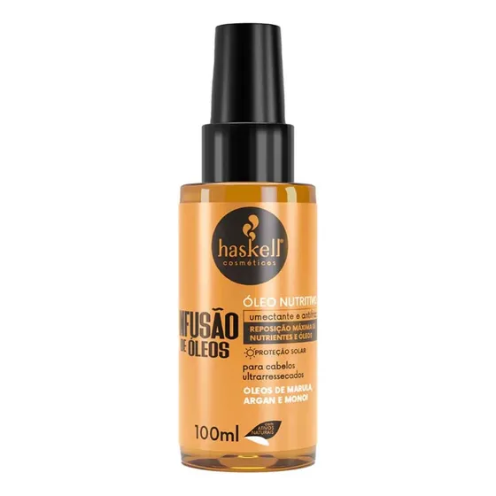 Óleo Nutritivo Infusão De Óleos 100ml - Haskell - Antifrizz