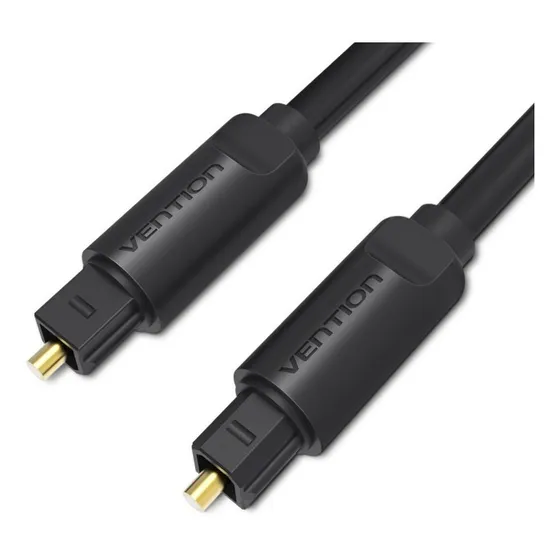 Cabo Optico Audio Digital Toslink Spdif Som Home SPDIF ADAT 3 Metros Preto Vention