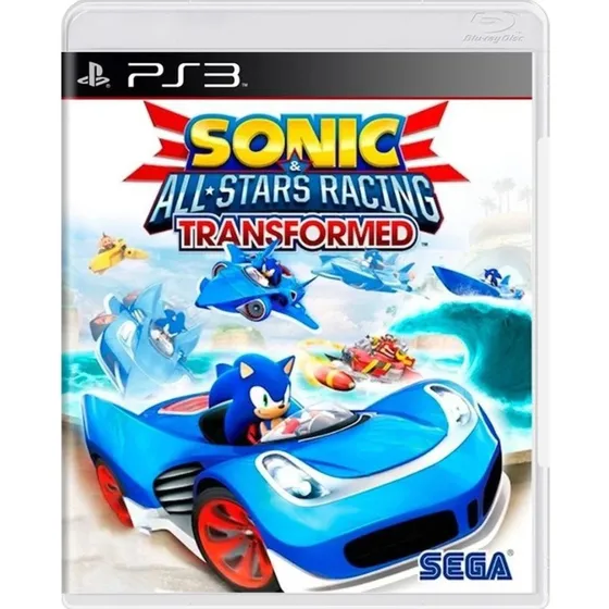 Jogo Sonic & All Stars Racing Transformed Ps3 Midia Fisica