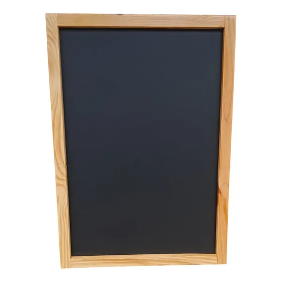 Pizarra Tablero Tiza Colgar Madera Pino 56cmx80cm Restaurant