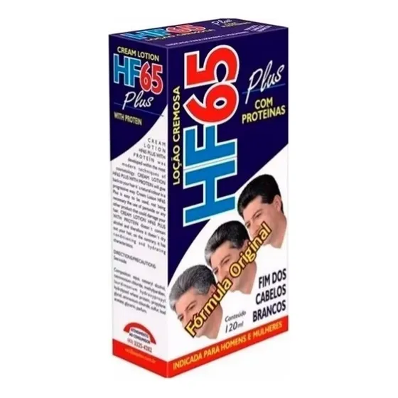 Loção Restauradora Cremosa HF65 Plus Unissex 120ml - HF65