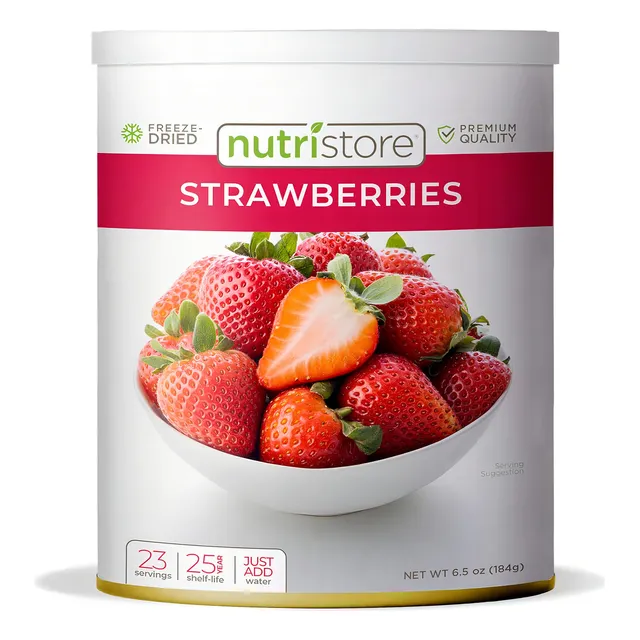 Fresas Liofilizadas Nutristore - Snacks Saludables Y Natural