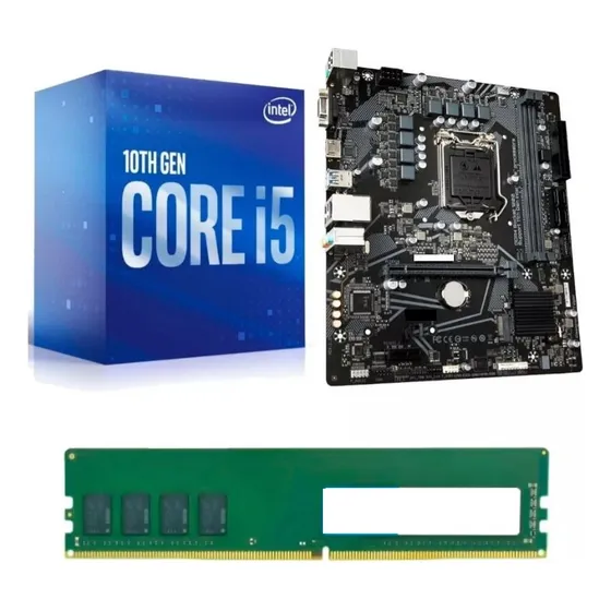 Combo Actualizacion Pc Intel I5 10400 Mother 8gb Ddr4